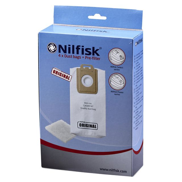 Nilfisk - Stofzuigerzak Select 4 stuks