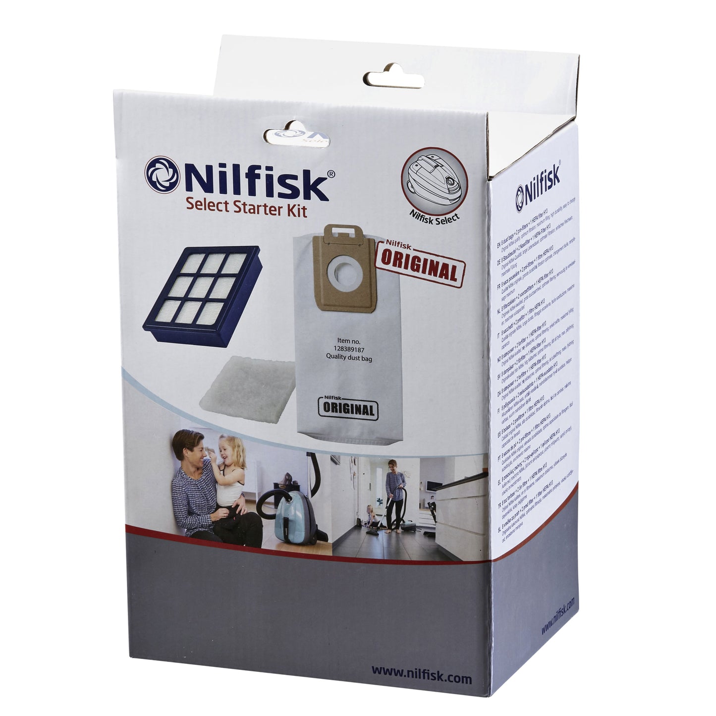 Nilfisk -  Stofzuigerzak Select terkit 4 stuks