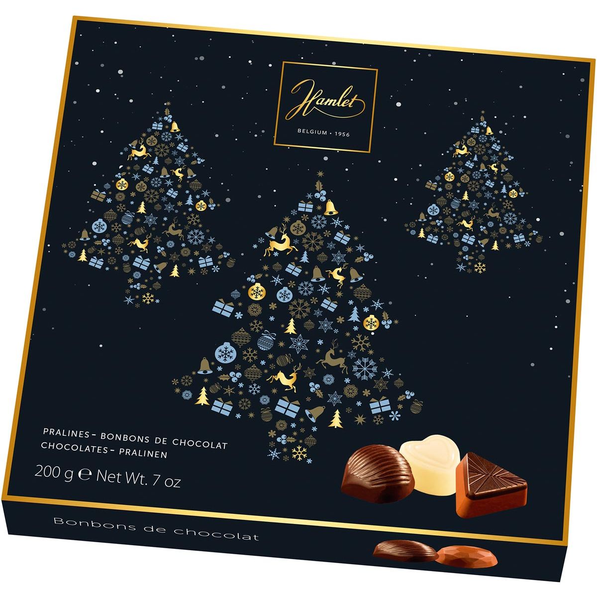 Hamlet - Sapin de Noël en chocolat, boîte de 200 g