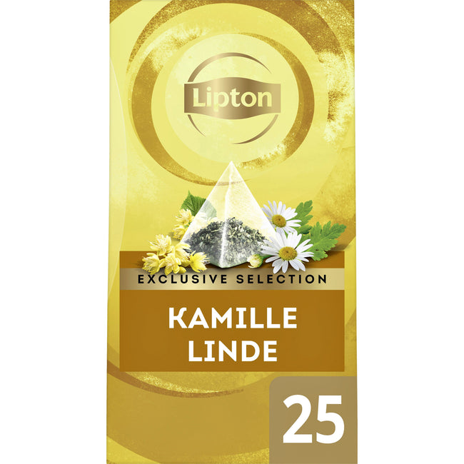 Lipton - Tè Exclusive camomilla tiglio 25x2gr | 6 pezzi