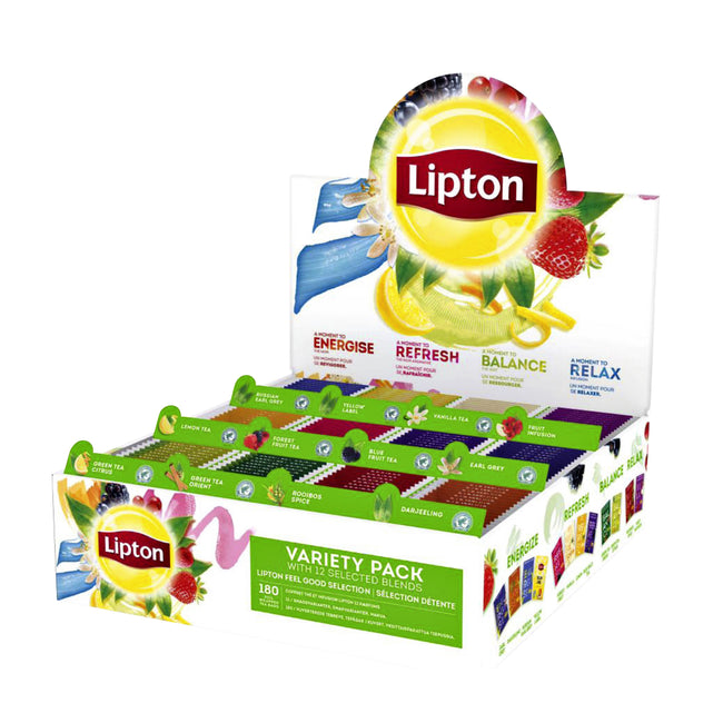 Lipton - Scatola assortimento tè 12x15 pezzi