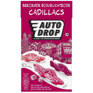 Autodrop -   snoep Cadillacs, doos van 280 gram