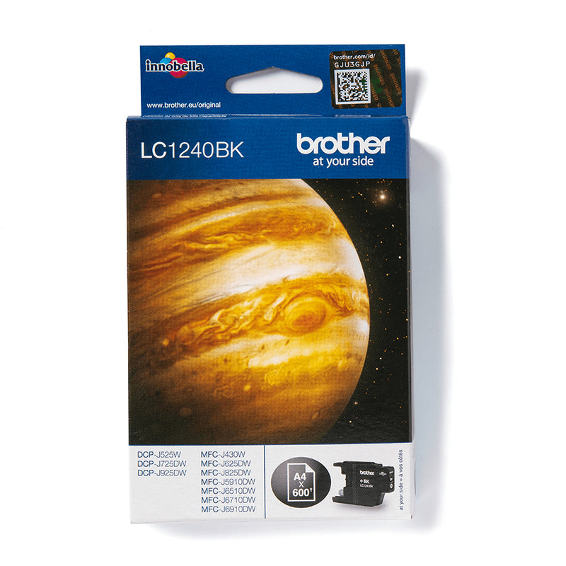 Brother -  LC1240BK Inktcartridge, Zwart
