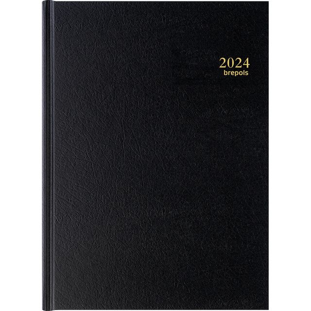 Brepols - Agenda 2026 Bremax Santex A4 1 giorno/1 pagina 4 colonne nero