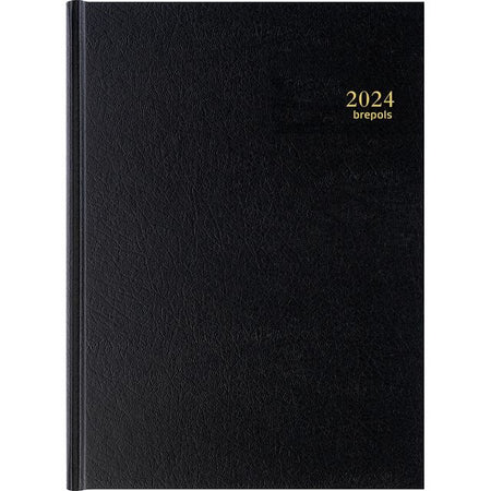 Brepols - Agenda 2026 Bremax Santex A4 1 day/1 page 4 columns black