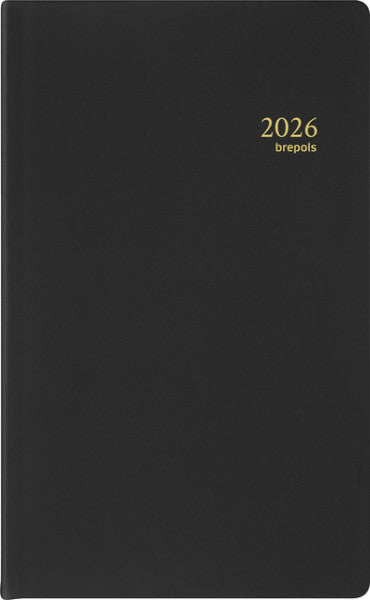 Brepols - Agenda 2026 Breform Seta 1 day/1 page black