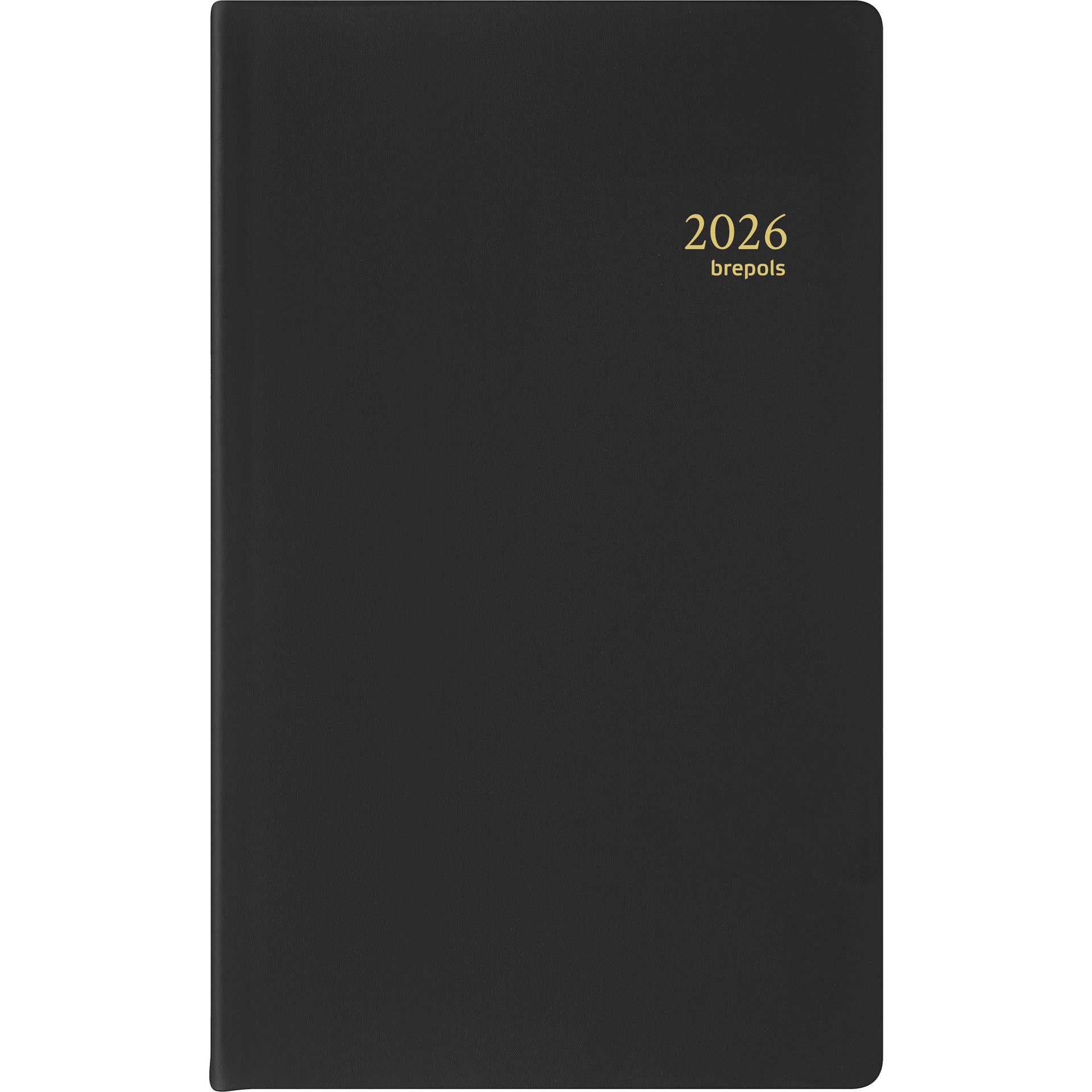Brepols - Agenda 2026 Breform Seta 1 giorno/1 pagina nera