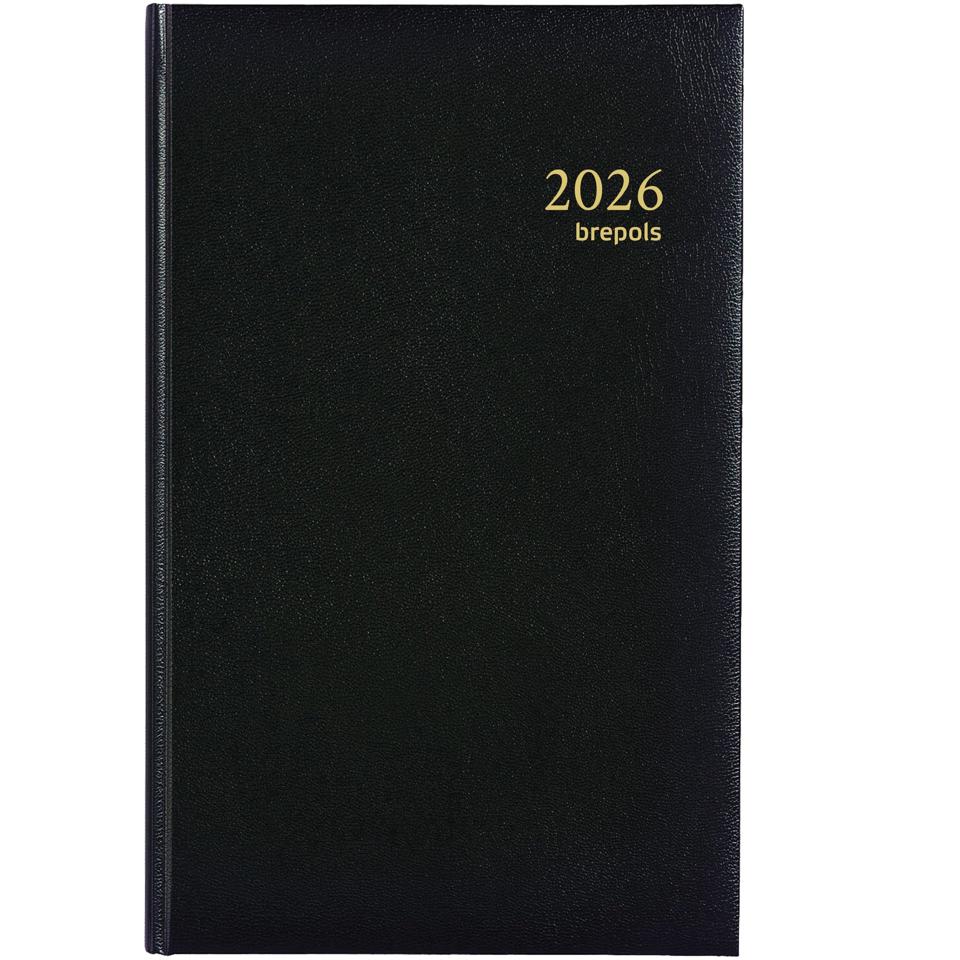 Brepols - Agenda 2026 Brefix Lima 1 giorno/1 pagina nera