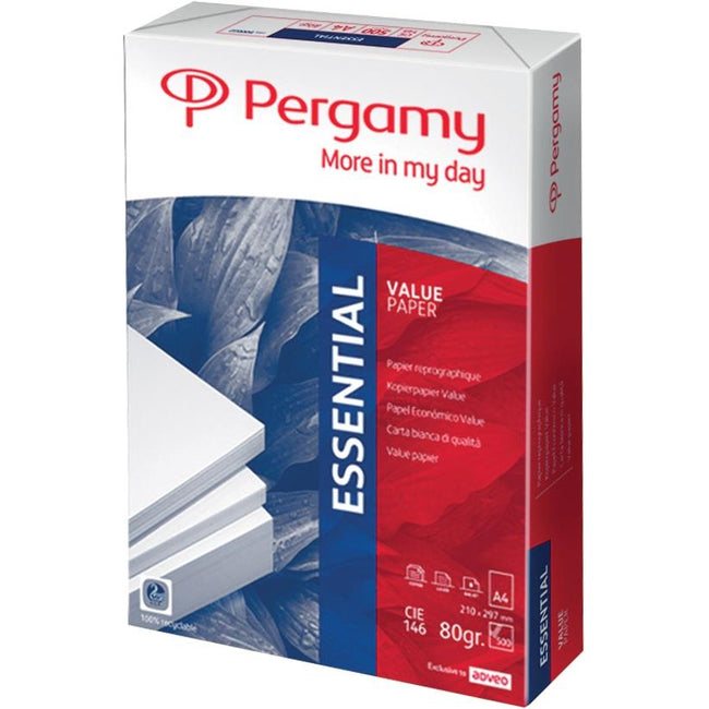 Pergamy - Pergamy Essential kopieerpapier ft A4, 80 g, pak van 500 vel