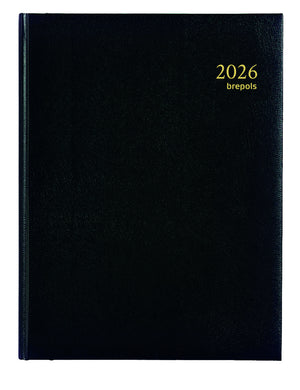 Brepols - Agenda 2026 Botschafter Lima 1 Tag/1 Seite schwarz