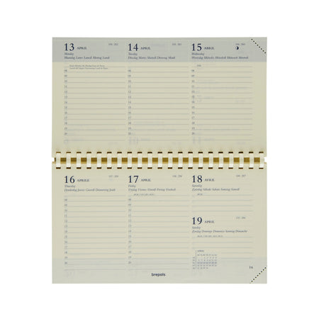 Brepols - Agenda remplissant 2026 Omniplan 7 jours/2 pages