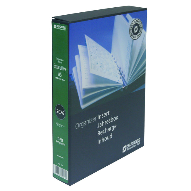 Succes -  Agendavulling 2026  Executive A5 1dag/1pagina