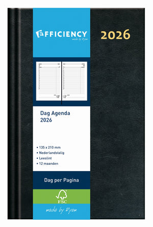 Ryam - Agenda 2026 efficacité baladek 1j/1p noir
