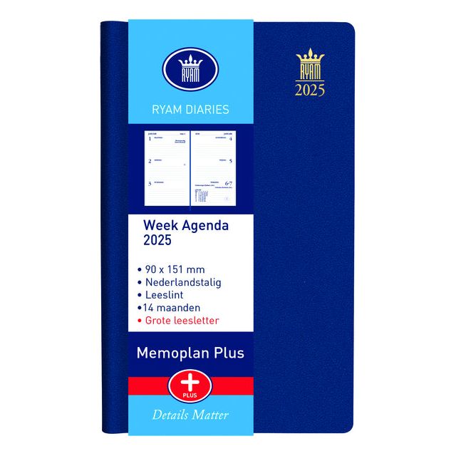 Ryam - Agenda 2025 Ryam Memoplan 7 plus Mundior 7d /2p SW