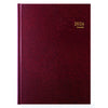 Brepols - Agenda 2026 Bremax Santex A4 1 giorno/2 pagine 8 colonne bordeaux