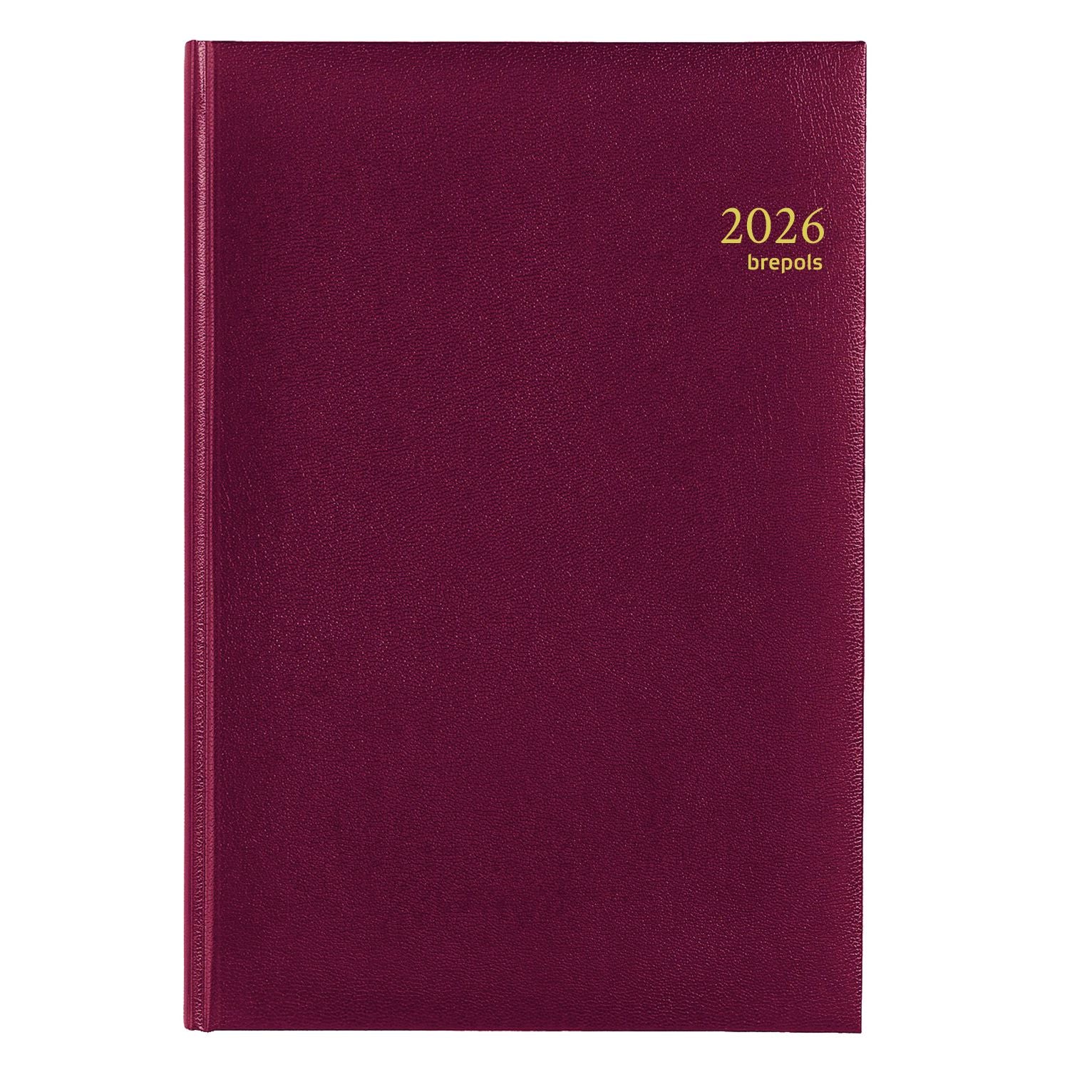 Brepols - Agenda 2026 Omega Lima 7 giorni/2 pagine bordeaux