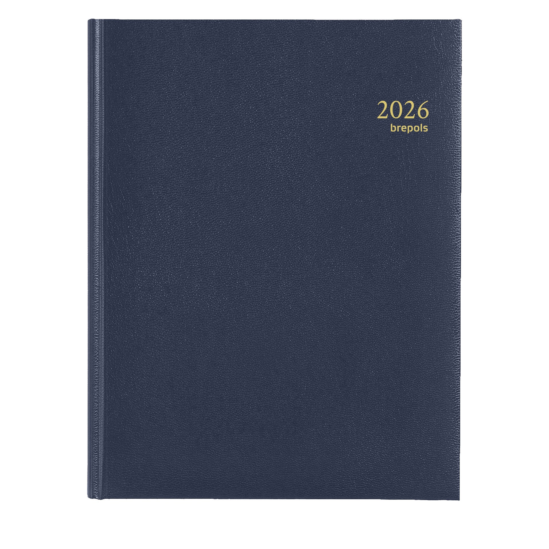 Brepols - Agenda 2026 Timing Lima 7 jours/2 pages bleu