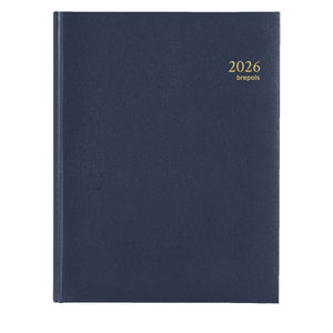 Brepols - Agenda 2026 Timing Lima 7 jours/2 pages bleu