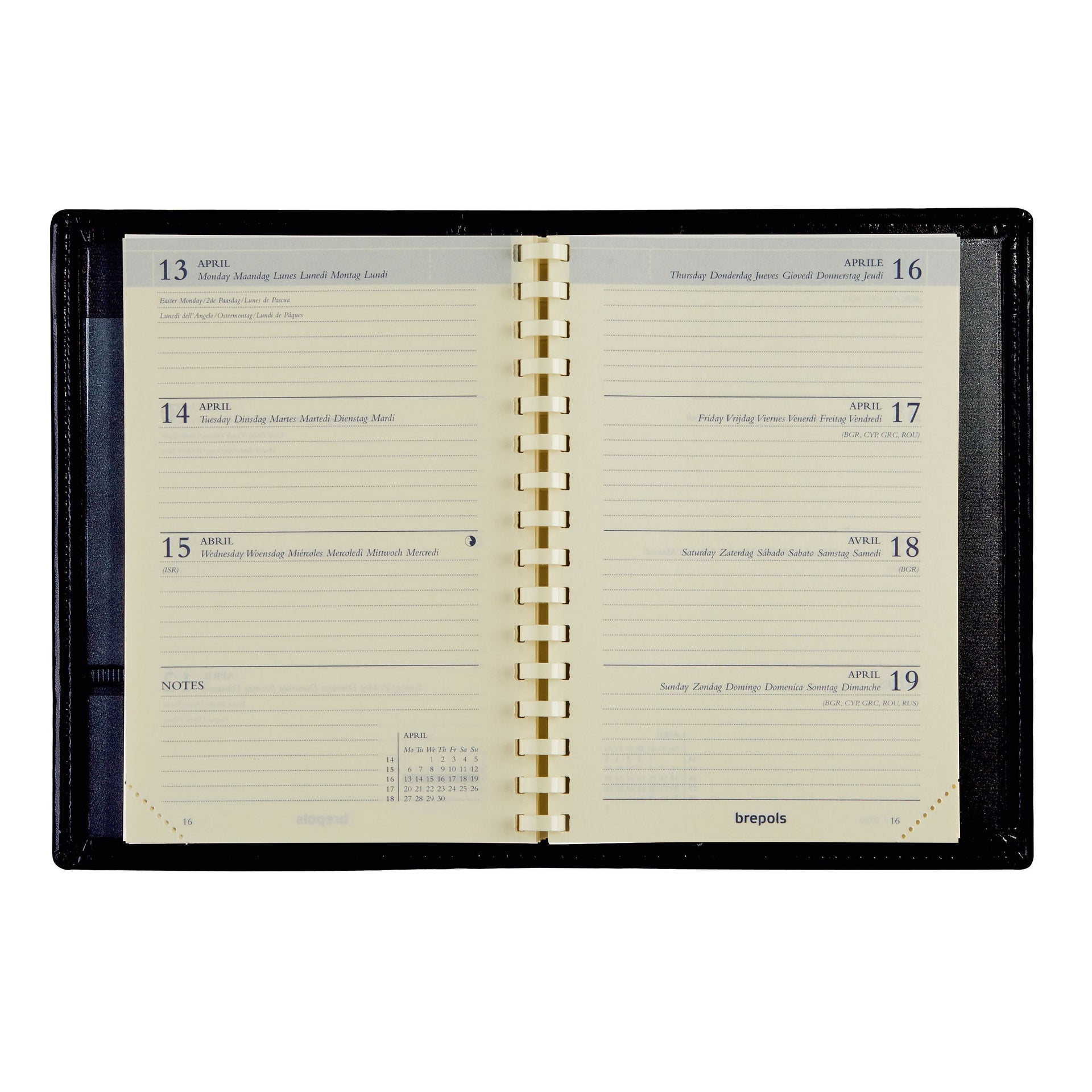 Brepols - Agenda remplissant Delta 2026 7 jours/2 pages