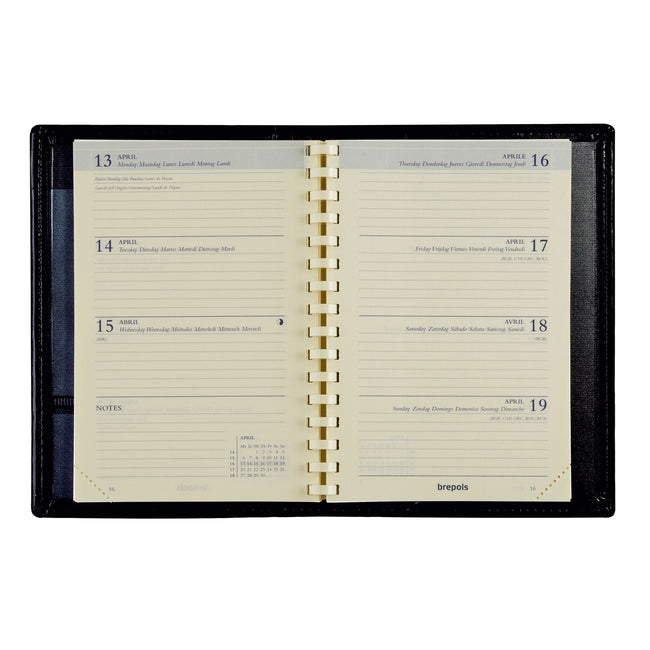 Brepols - Agenda remplissant Delta 2026 7 jours/2 pages