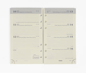 Brepols - Diary filling 2026 Brefax 17 7 days/2 pages