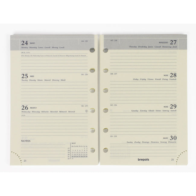 Brepols - Diary filling 2026 Brefax 27 7 days/2 pages