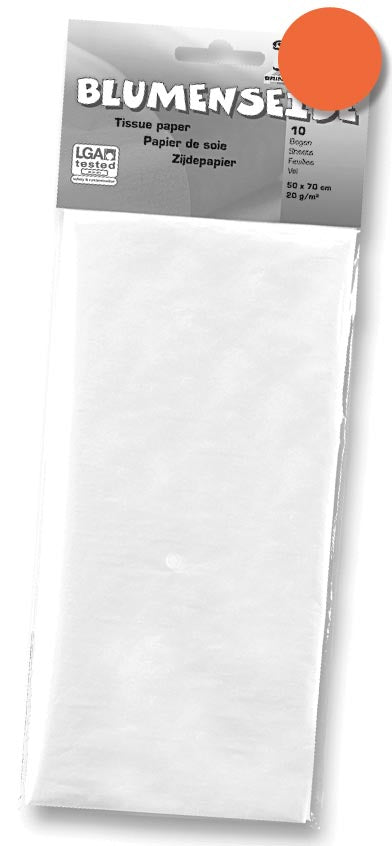 Folia - orange tissue paper