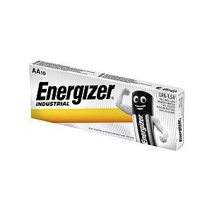 Energizer - industrielle alkalische Batterie AA/LR06/E91, 10 Teile