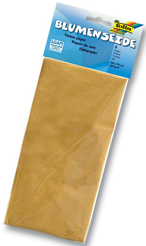 Folia - gold tissue paper