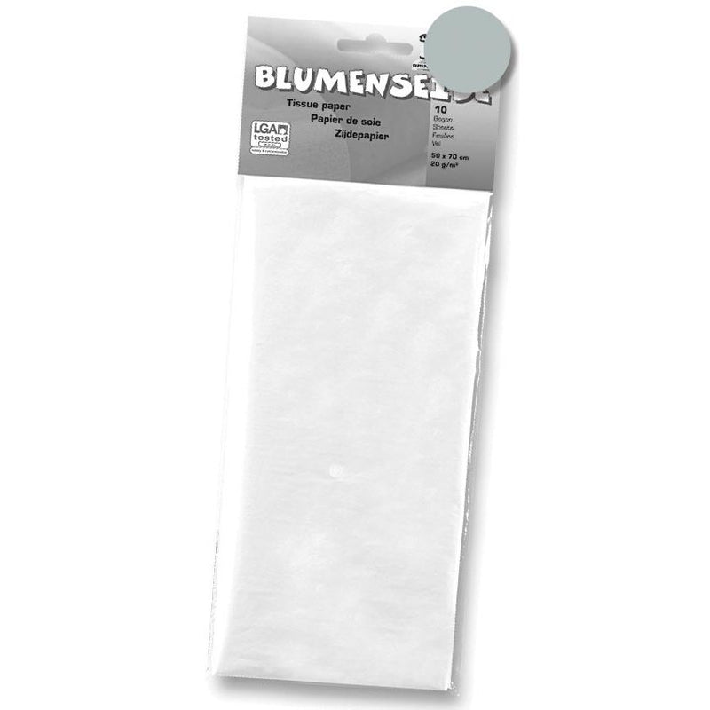 Folia - silver tissue paper