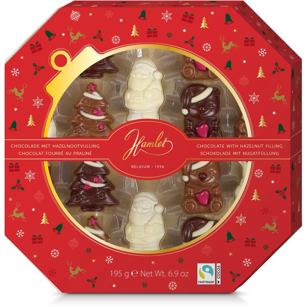 Hamlet - figurines de Noël en chocolat, boîte de 195 g