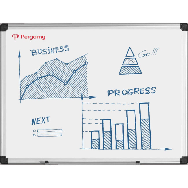 Pergamy - Pergamy Excellence emaille magnetisch whiteboard ft 60 x 45 cm