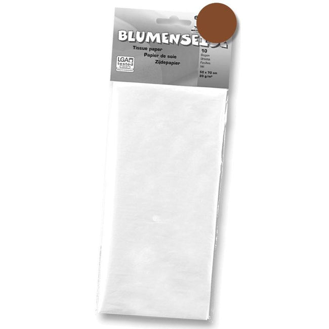 Folia -   zijdepapier bruin