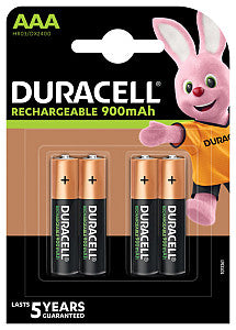 Duracell - oplaadbare batterijen Recharge Ultra AAA, blister van 4 stuks