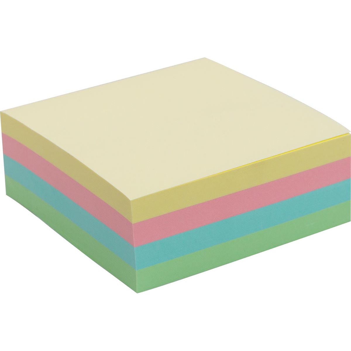 Pergamy - Pergamy jumbo notes, ft 76 x 76 mm, 320 vel, geassorteerde pastelkleuren