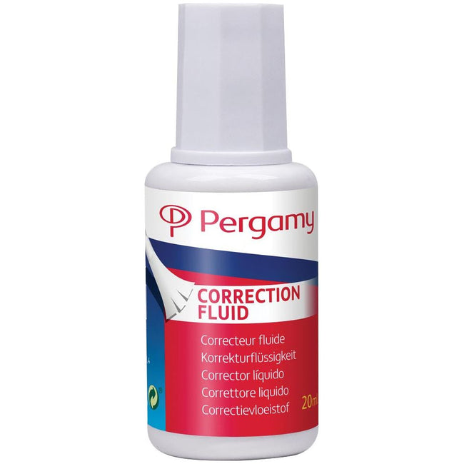 Pergamie - fluide de correction de la pergamie, bouteille de 20 ml