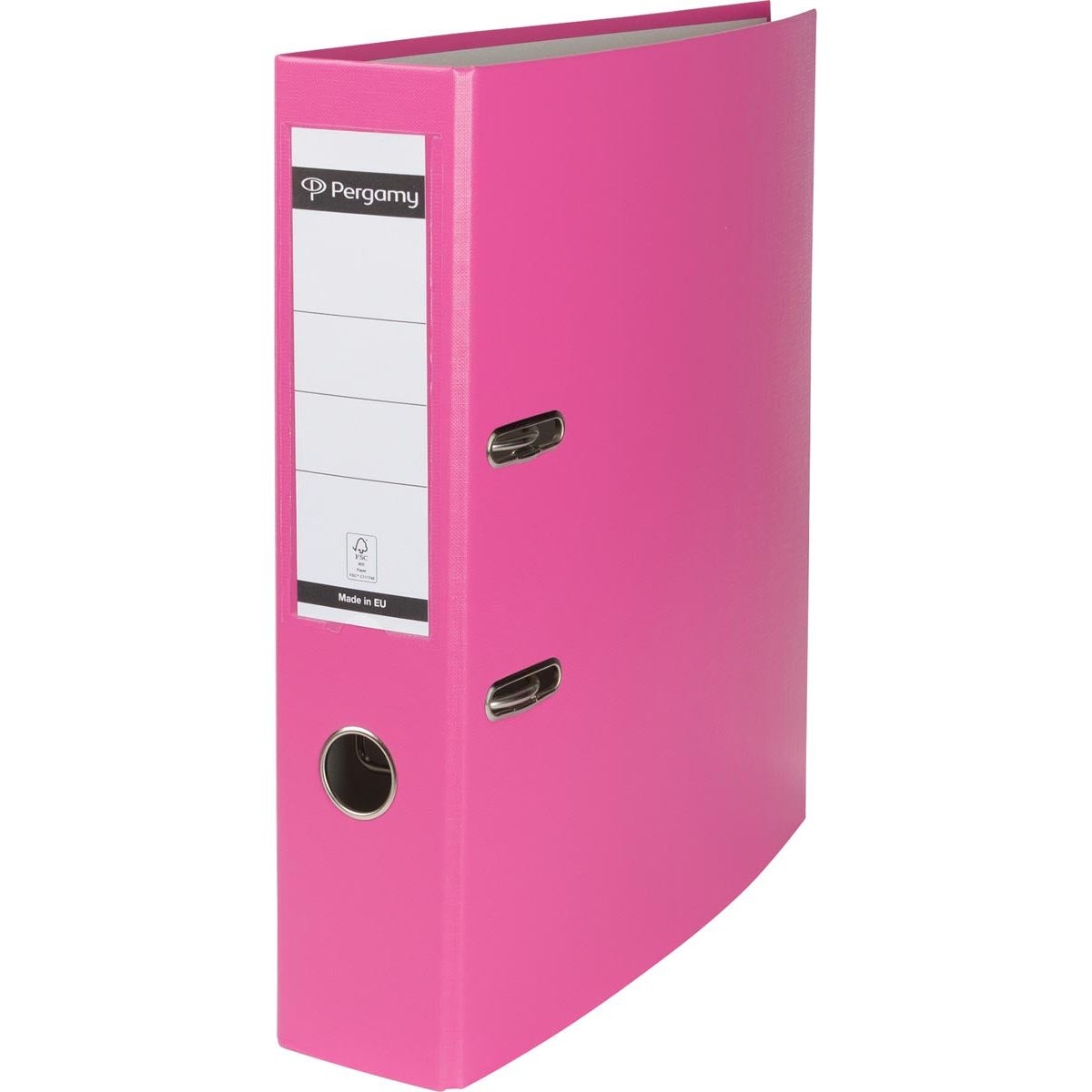 Pergamie - Pergamie Orderner, pour Ft A4, de PP et papier, sans bord protecteur, arrière de 7,5 cm, rose