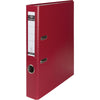 Pergamy -   ordner, voor ft A4, uit PP en papier, zonder beschermrand, rug van 5 cm, bordeaux