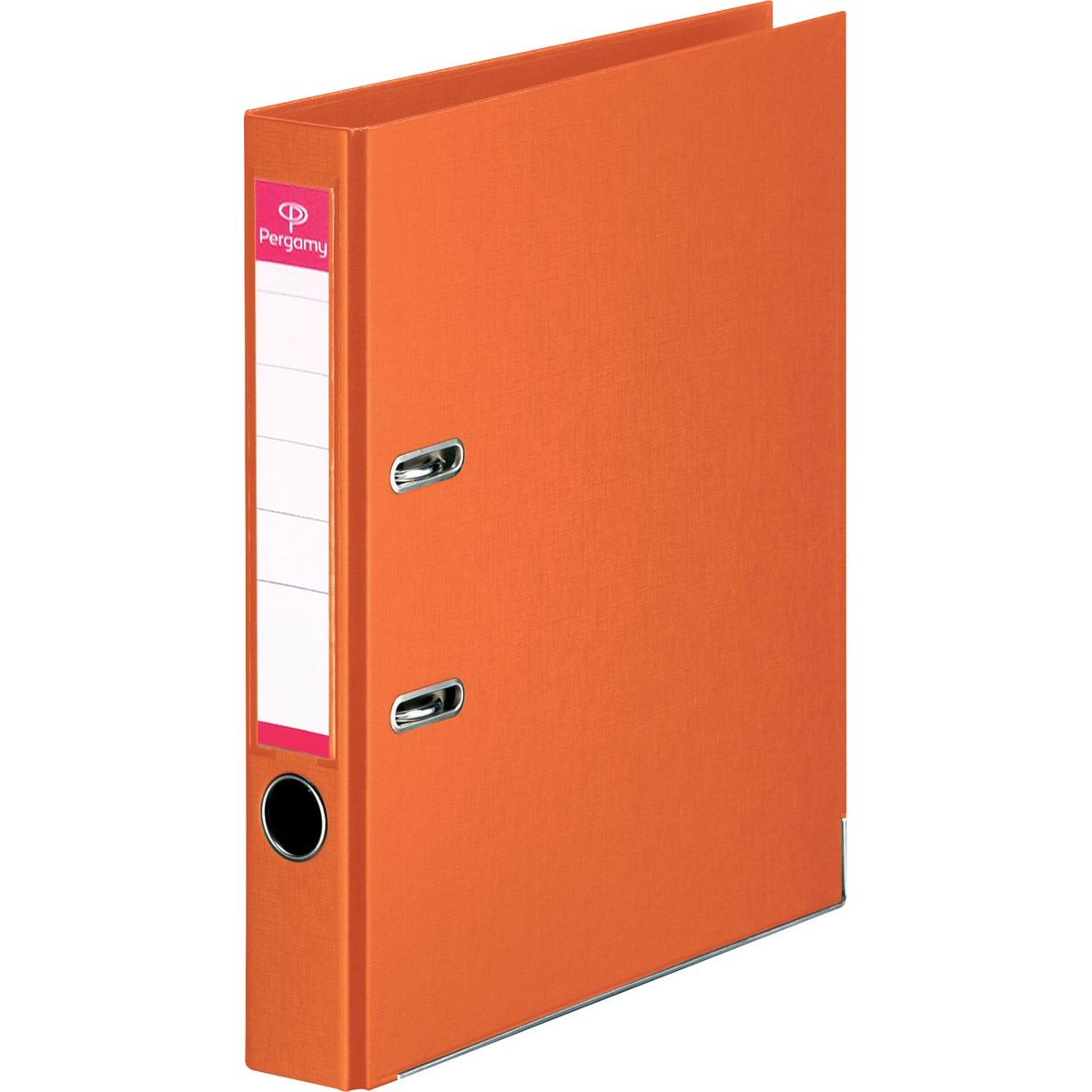Pergamy - classeur, pour ft A4, entièrement en PP, dos de 5 cm, orange