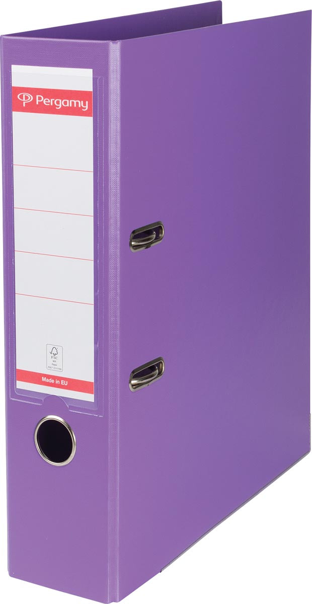 Pergamie - Pergamie Orderner, pour Ft A4, complètement de PP, arrière de 8 cm, Violet