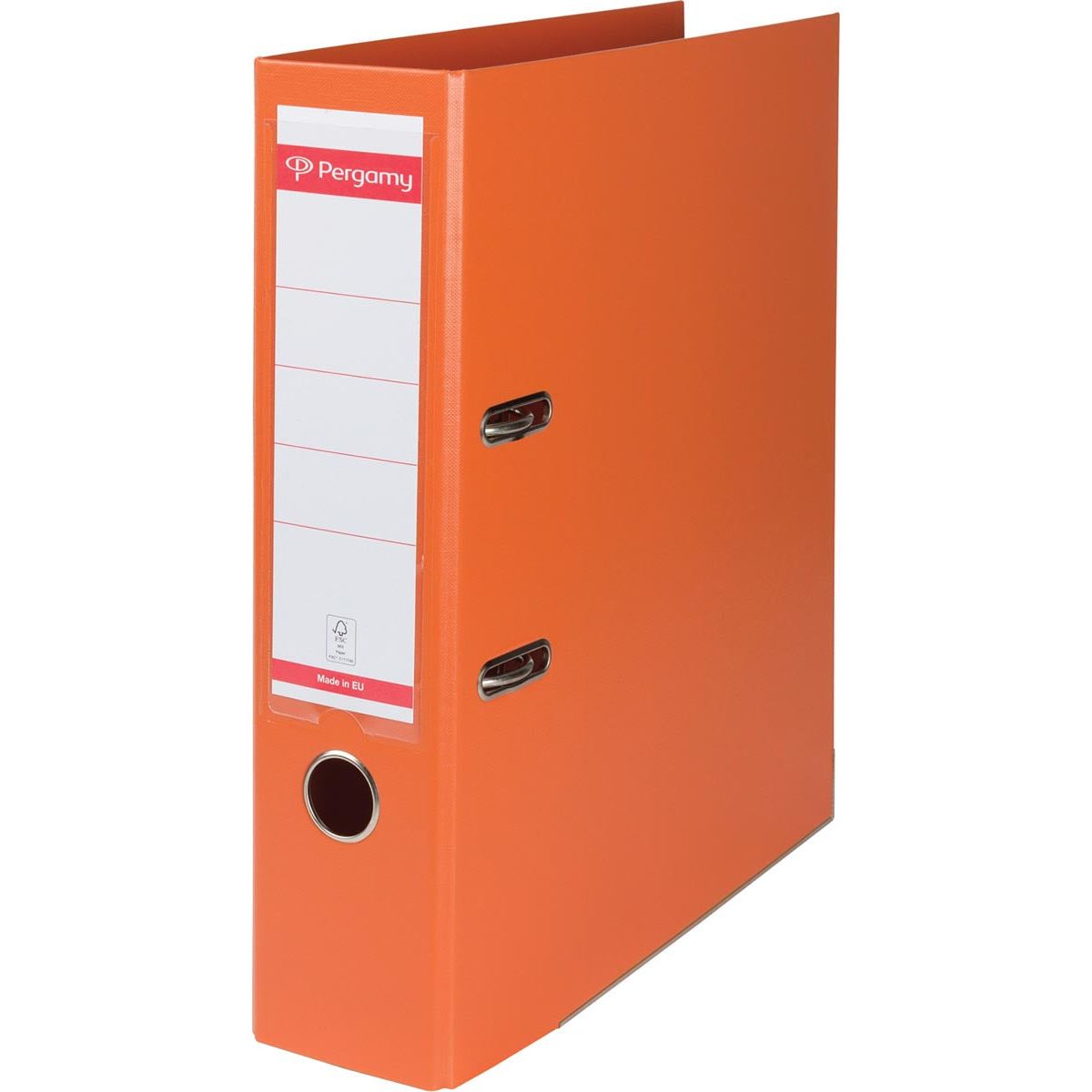 Pergamie - Pergamie Orderner, pour Ft A4, complètement à partir de PP, arrière de 8 cm, orange