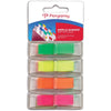 Pergamy -   index ft 45 x 12 mm, blister met 4 geassorteerde neonkleuren, met dispenser