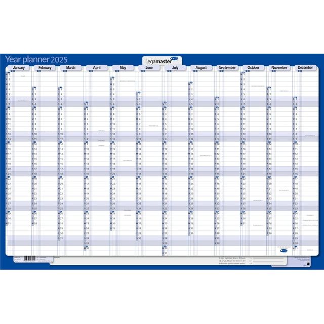 Legamaster - Persoonlijke planner 2023 90x60cm horizontaal gelamineerd