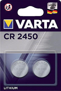 Varta - Knopfzelle Lithium CR2450, Blasen von 2 Teilen