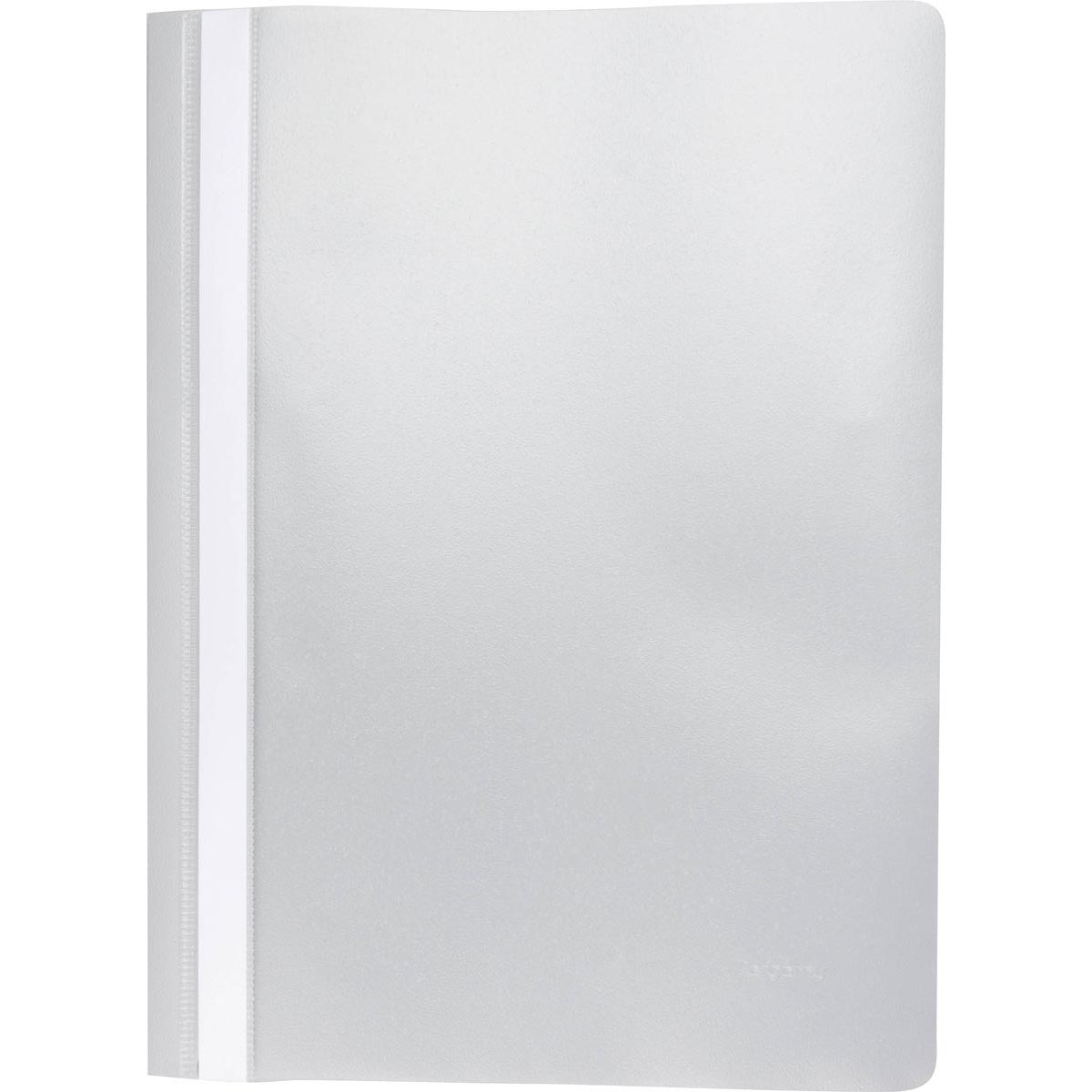 Pergamy -   snelhechtmap, ft A4, PP, pak van 25 stuks, grijs