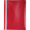 Pergamy -   snelhechtmap, ft A4, PP, pak van 25 stuks, rood