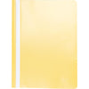 Pergamy - dossier à fixation rapide, ft A4, PP, paquet de 25, jaune