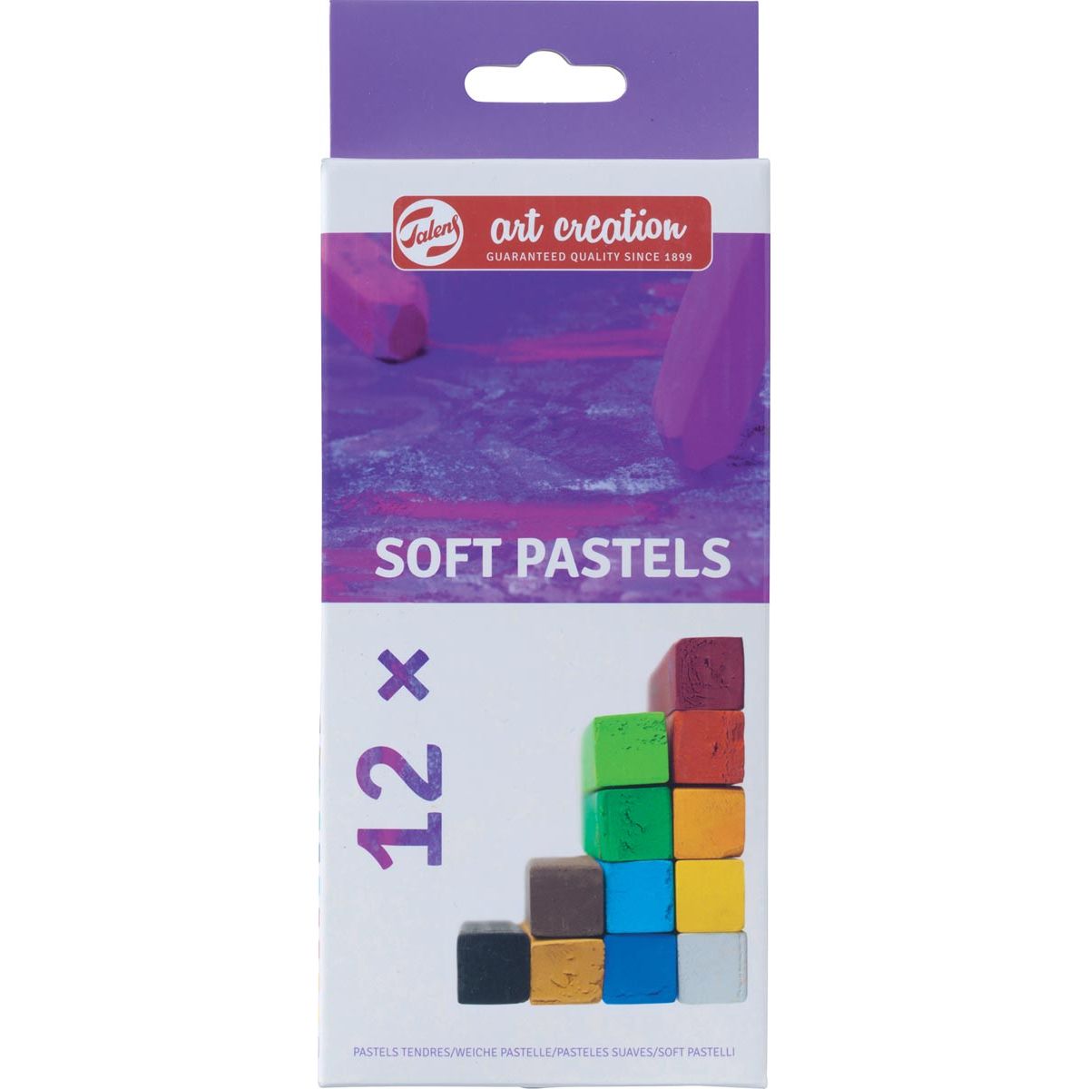 Talens Art Creation -  Art Creation softpastels, doos met 12 stuks in geassorteerde kleuren