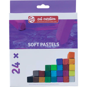 Talens Art Creation -  Art Creation softpastels, doos met 24 stuks in geassorteerde kleuren