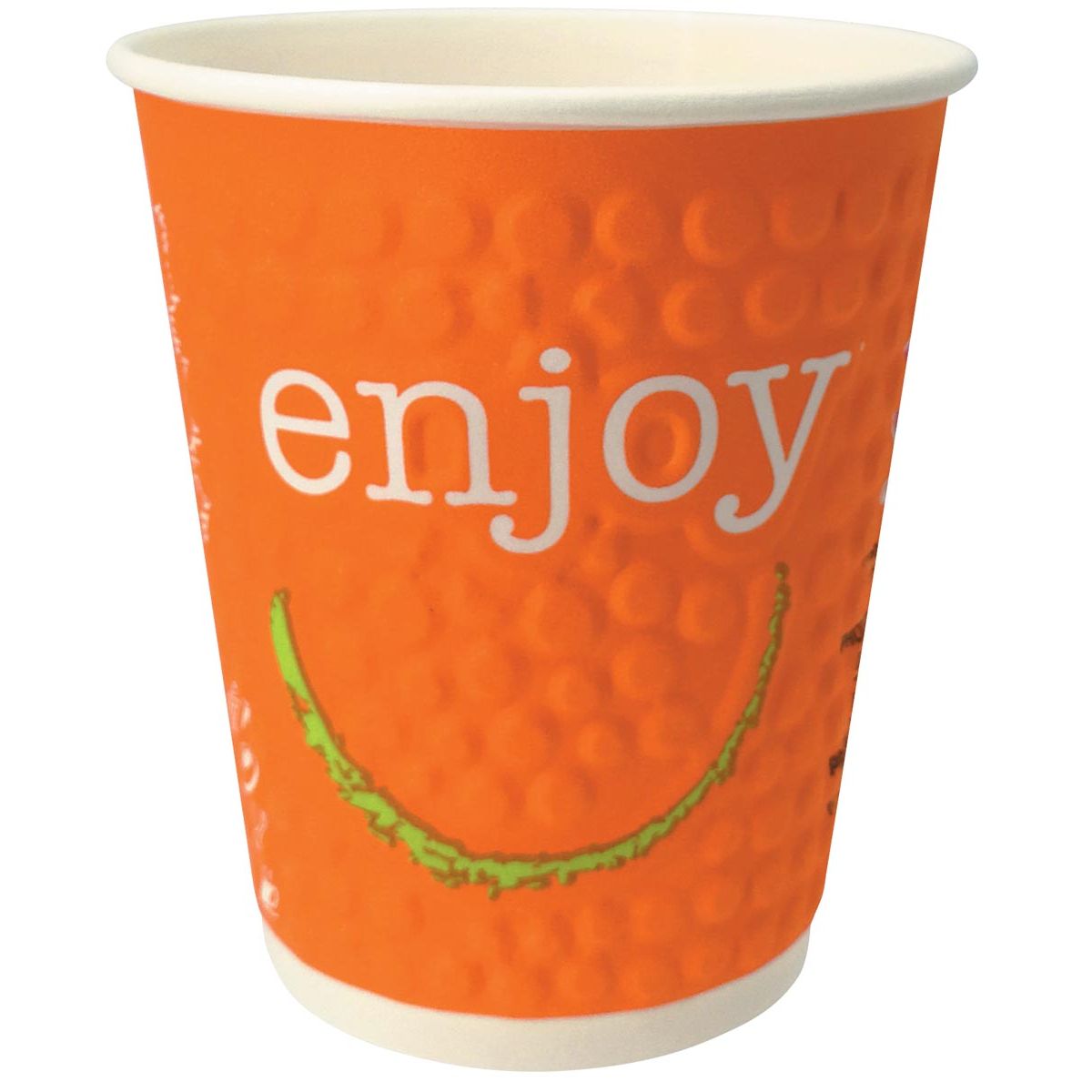 Klika - Vaso de cartón para bebidas calientes, 200 ml, colores surtidos, paquete de 37